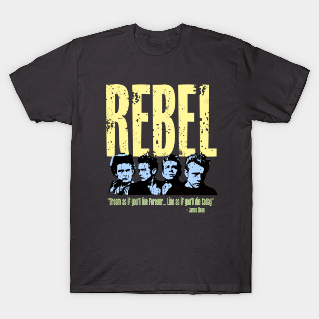 james dean rebel without a cause t shirt